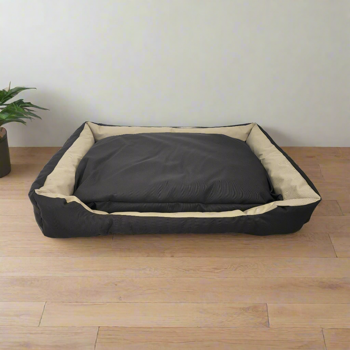 Pet Nest - Dog & Cat Waterproof Bed - Off-White - 100x70cm