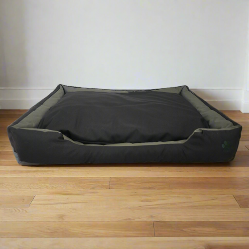 Rectangular Shaped Waterproof Bed - Dog & Cat Bed - 100x70cm - Olive Green (Size Variants)