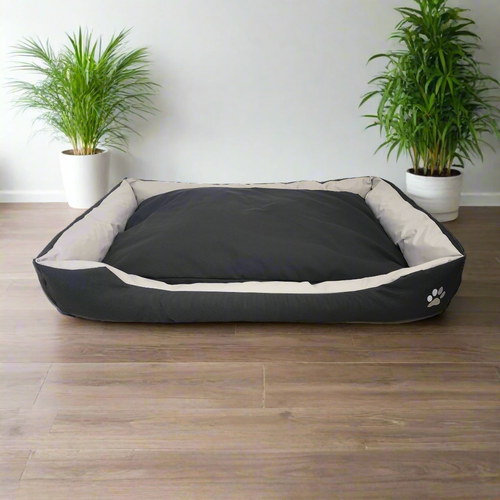 Rectangular Shaped Waterproof Bed - Dog & Cat Bed - 100x70cm - White (Size Variants)