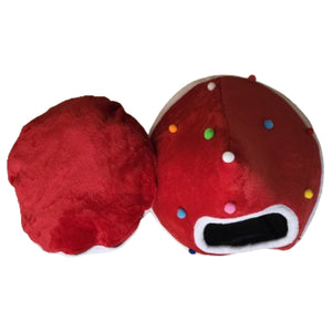 Red With Ornaments  - Christmas Themed Tree Pet Bed - 40 x 40cm