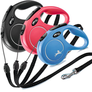 FLEXI New Classic Retractable Dog Cord Leash up to 20kg 5m