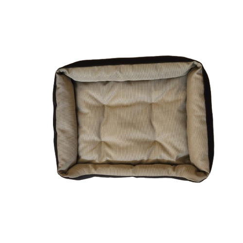Waterproof Rectangle Shaped Dog Beds - 50 x 40cm - Black