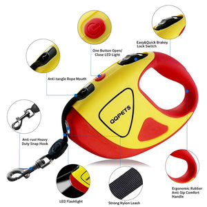 Retractable Dog Leash - 3 to 5 Meters (Color Variants Available)