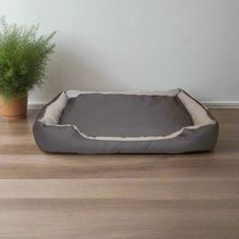 Load image into Gallery viewer, Waterproof Rectangular Shaped Dog Beds - 90 x 60cm - Gray