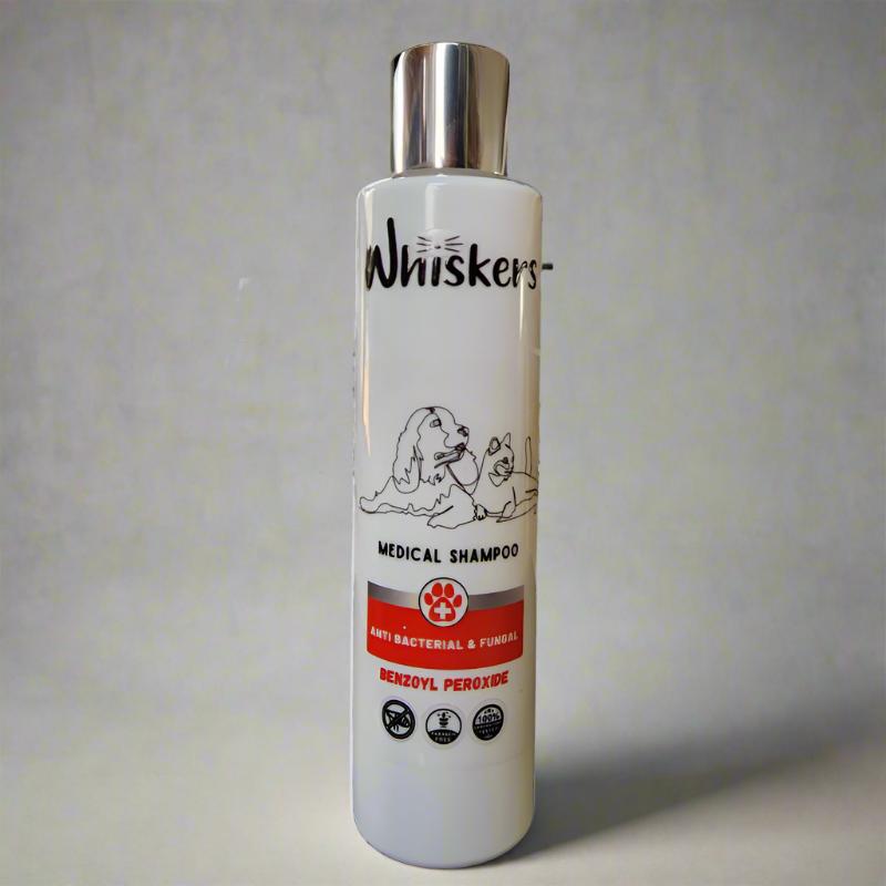 Whiskers Medical Shampoo For Dogs & Cats Anti Bacterial & Fungal