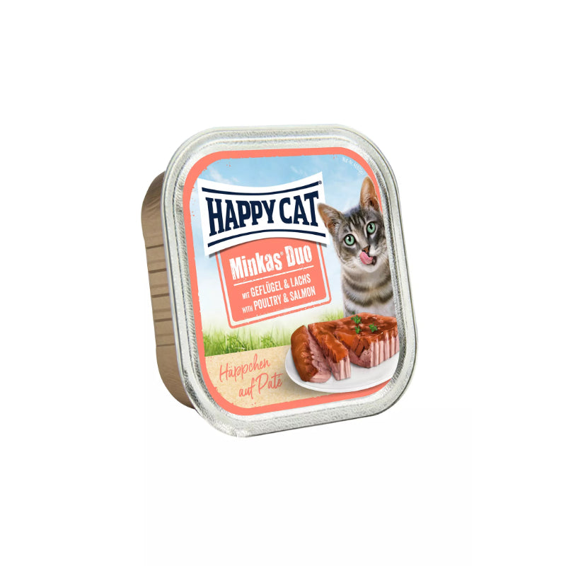 Happy Cat - Minkas Duo Poultry & Salmon (0.1Kg)