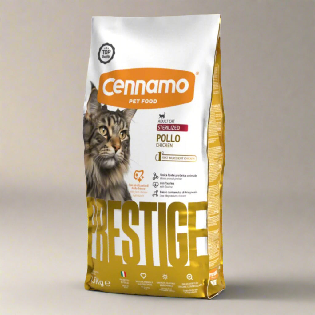 Cennamo Prestige - Adult - Sterilized - Chicken - (1.5/10kg) - Cat Food