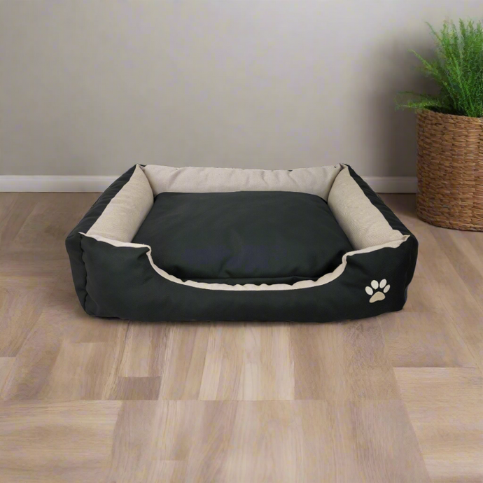 Cuddle Cave - Dog & Cat Waterproof Bed - Off White - 70x50cm