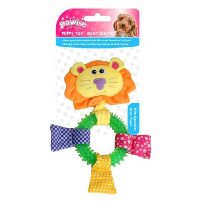 Pawise Lion Ring Dog Toy