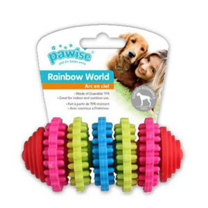 Pawise Dog Toy Rainbow World