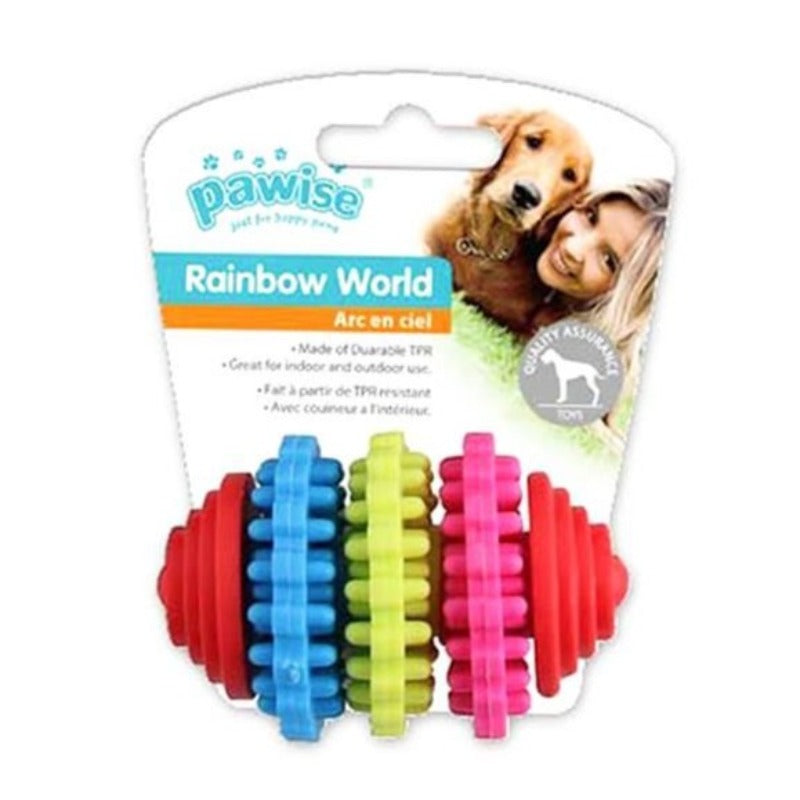 Pawise Dog Toy Rainbow World