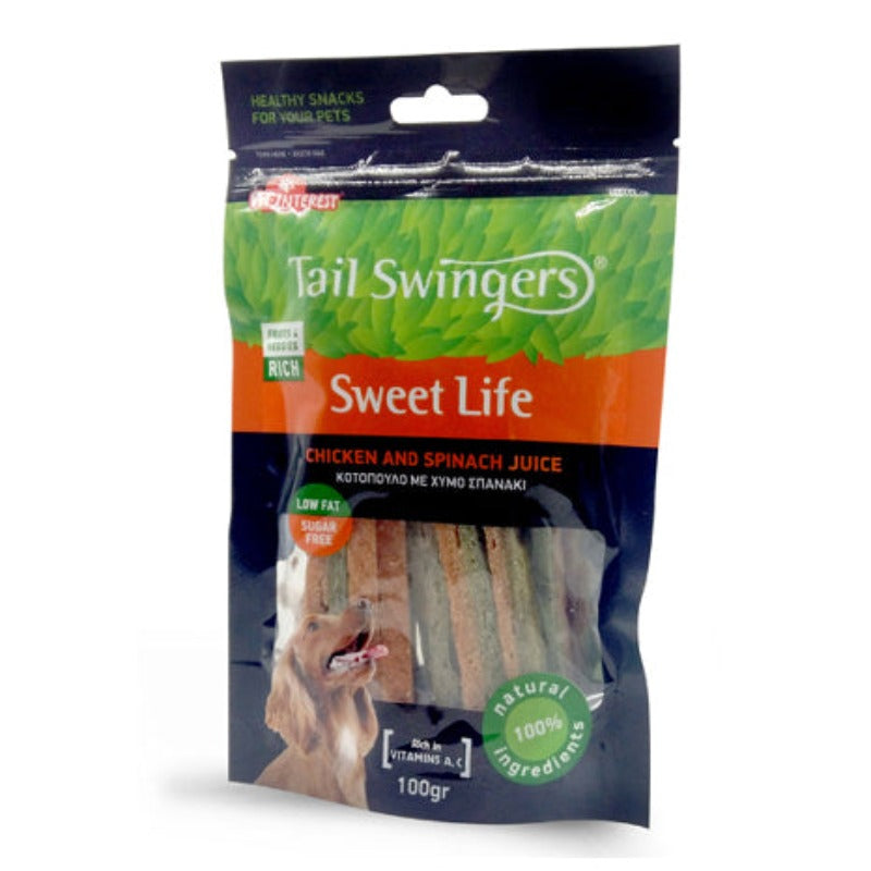 Tail Swingers Sweet Life Chicken With Spinach Juice 100gr