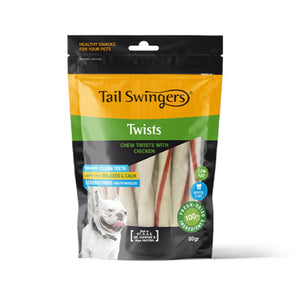 Tail Swingers Twists Chew Twists With Chicken 80gr