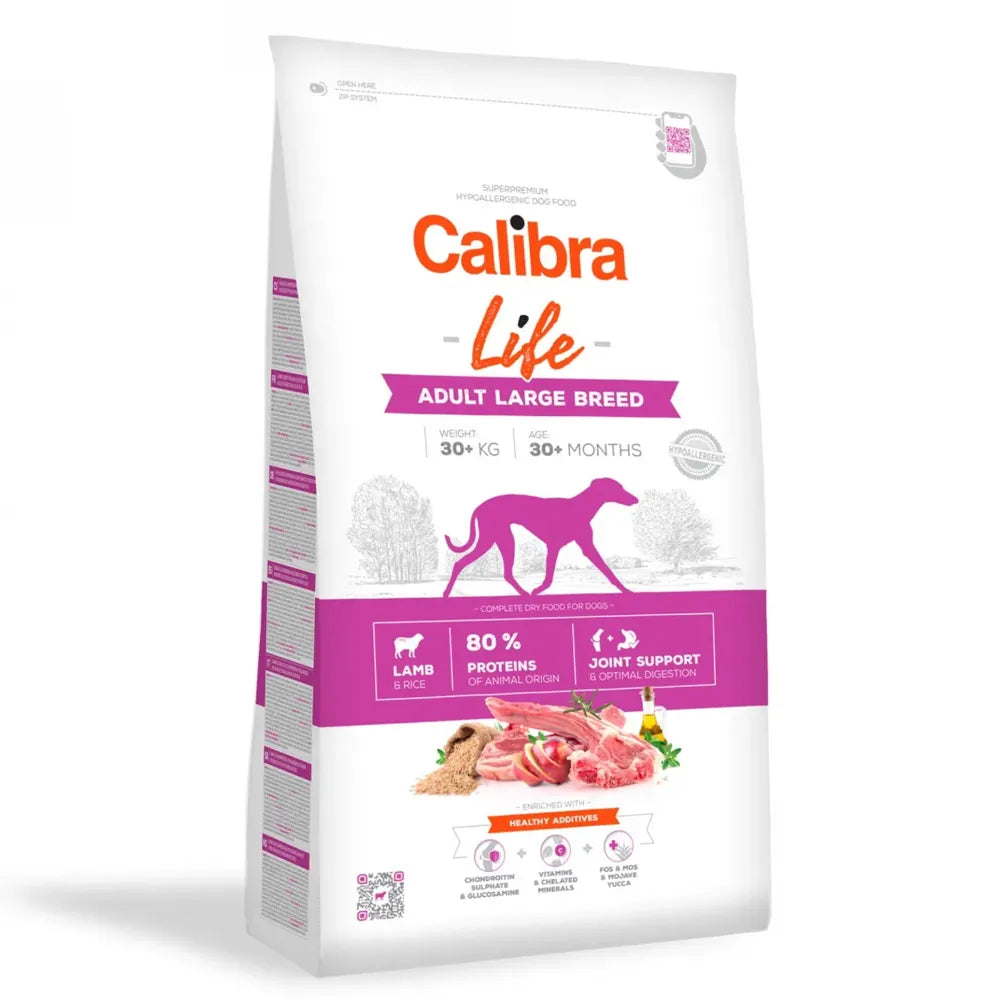 Dog Life - Adult Large Breed - Lamb - Calibra - Dog Food - 2.5kg