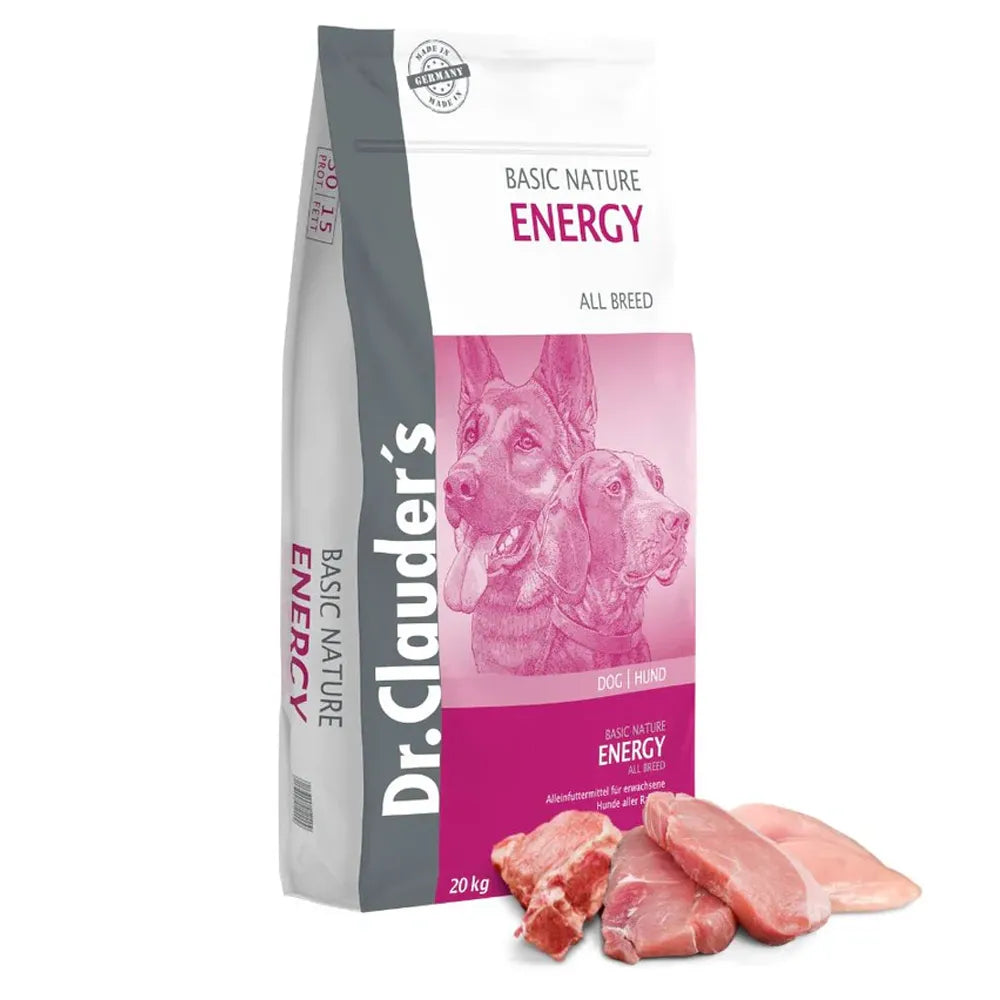 Basic Nature Energy - Adult - Beef & Pig - Dr.Clauder's - Dog Food - 20kg