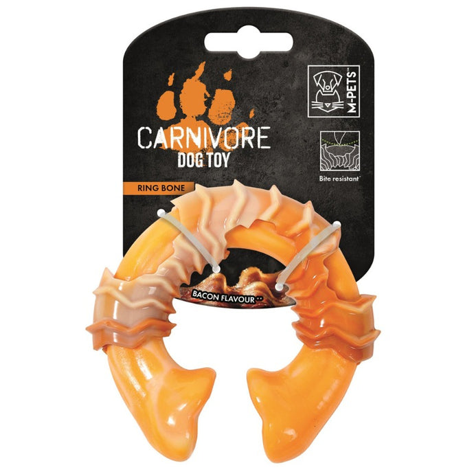 Carnivore Dog Toy Ring Bone