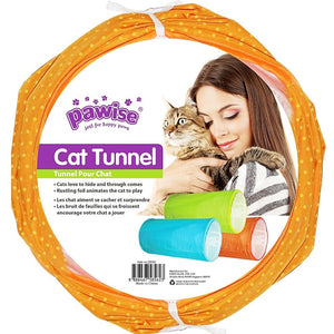 Pawise Cat Toy Tunnel Orange