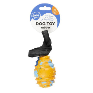 Duvo Plus Rubber Rugby Smash Dog Toy