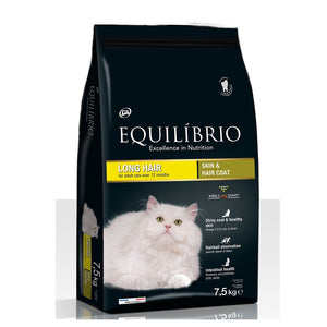 Equilibrio Long Hair Skin & Hair Coat Cat Food 7.5kg