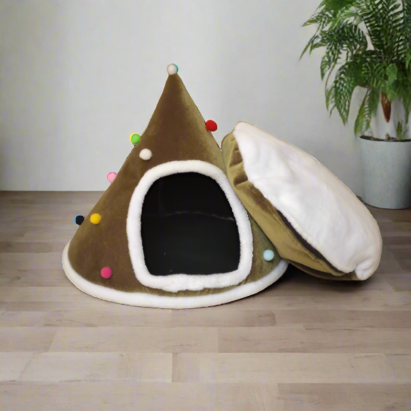 Christmas tree dog sales bed