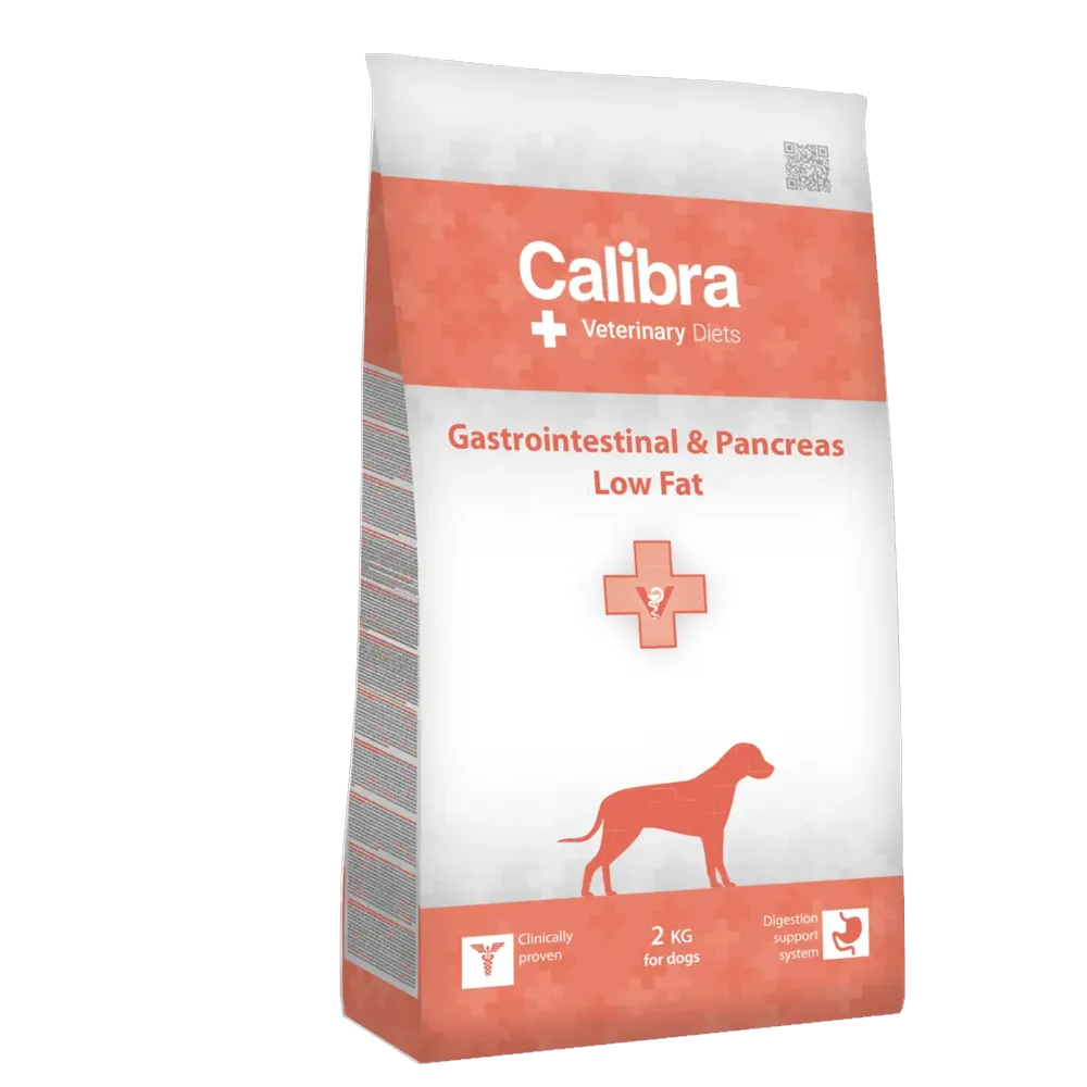 VD Dog Gastrointestinal & Pancreas - Low Fat - Calibra - Dog Food - 2kg