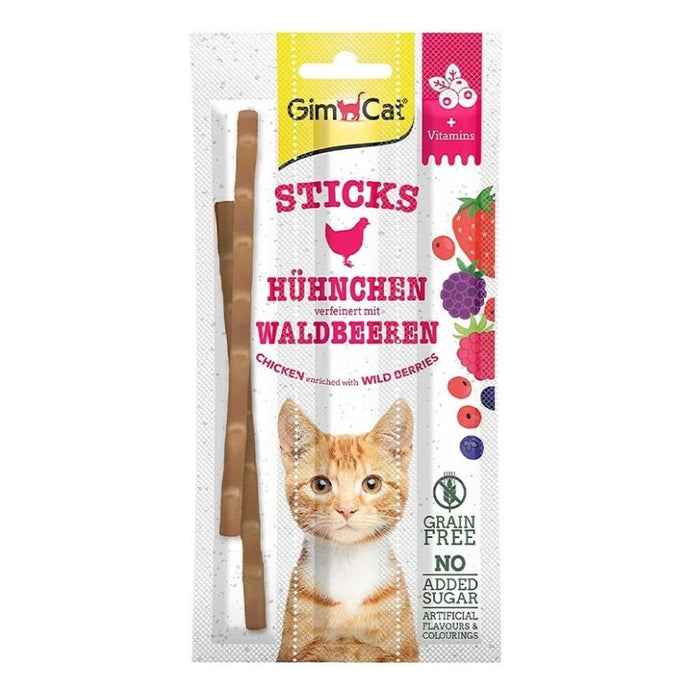 Gim Cat Treats Sticks Chicken & Wild Berries 3pcs 15gr