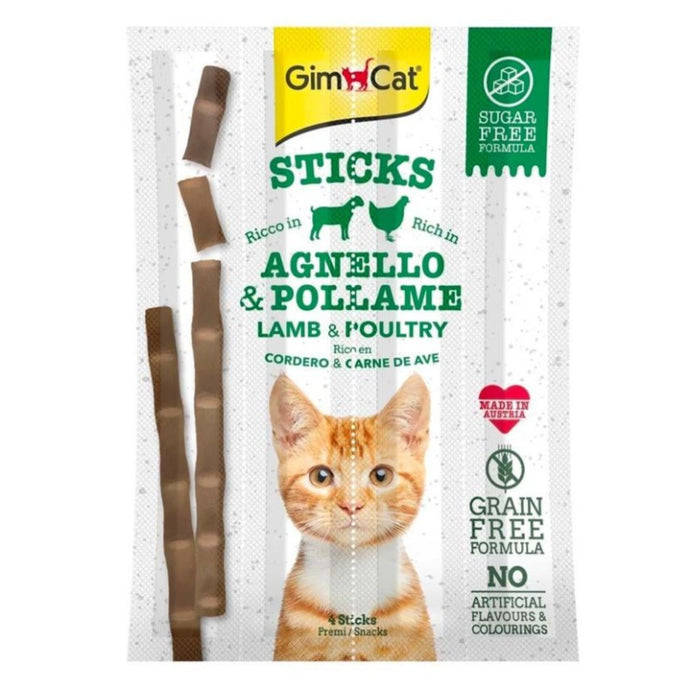 Gim Cat Treats Sticks Lamb & Poultry 4pcs 20gr