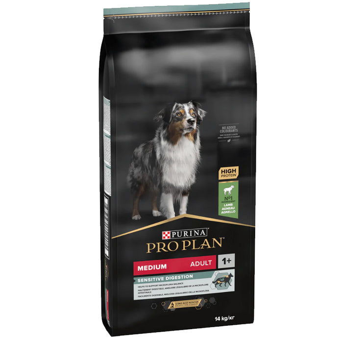 Purina - Pro Plan - Sensitive Digestion - Medium Adult - Lamb -  Dry Dog Food (3kg-14kg)