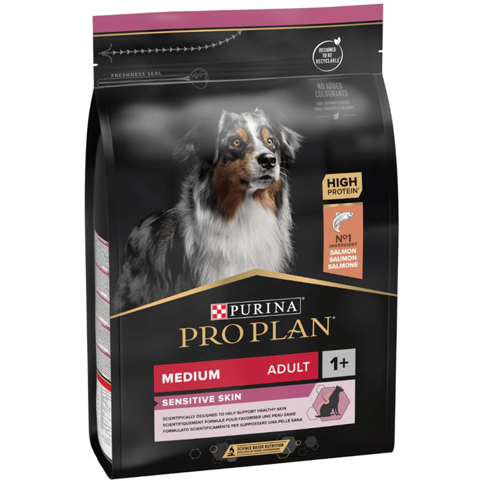PURINA - Pro Plan - Sensitive Skin - Medium Adult - Salmon - Dog Food 3.0kg