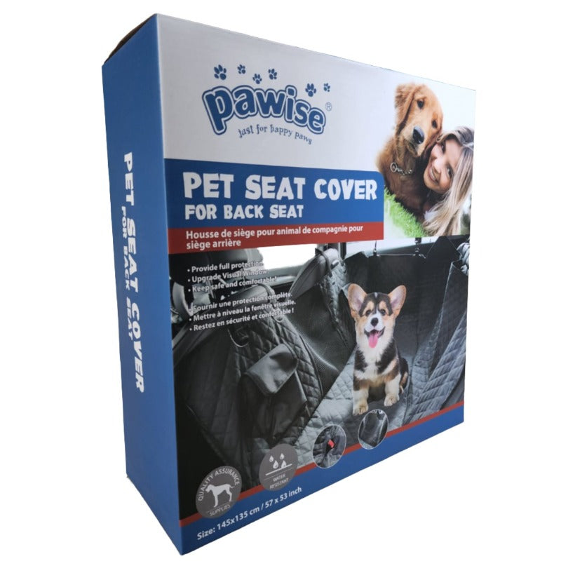 Pawise Pet Seat Cover For Back Seat 145x135cm – LuckyPets