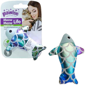 Pawise Cat Toy Catnip Fish