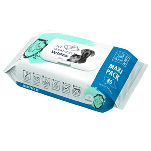 Pet Cleaning Wipes Antibacterial 15 x 20 cm - 40 or 80 pcs