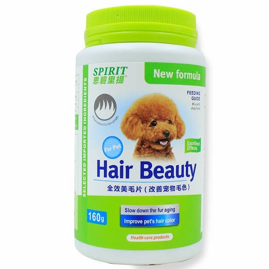 Spirit Hair Beauty Tablets Dog Vitamins (Improve Fur) 160gr