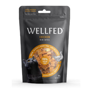 Wellfed Mini Bites Chicken Cat Treats 50gr