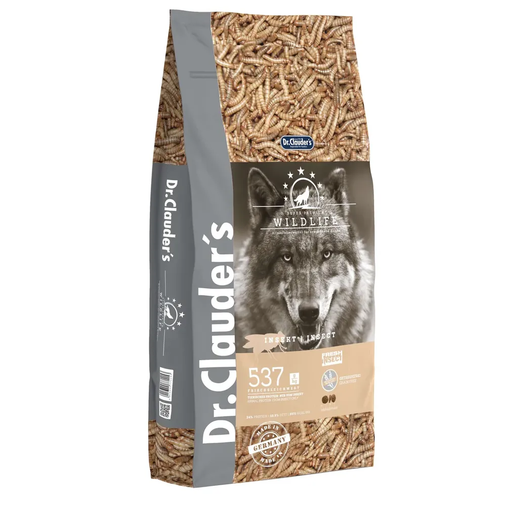 Wildlife with Insects - High Protein - Adult - Dr.Clauder's - Dog Food - 11.5kg