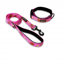 Load image into Gallery viewer, CHARLOTTE Double Padded Collar &amp; Leash