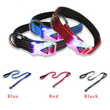 Load image into Gallery viewer, GLOWY Led Buckle Collar &amp; Leash