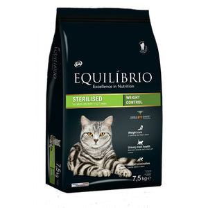 Equilibrio Adult Sterilised Cat Food (2kg-7.5kg9)