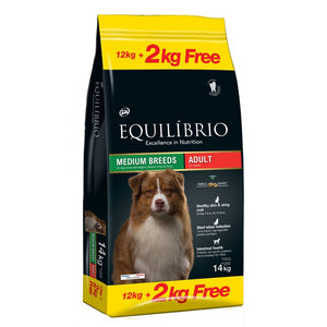 Equilibrio Medium Breed Adult Dog Food (2kg-14kg)