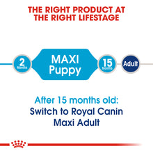 Load image into Gallery viewer, Royal Canin Maxi Puppy Dog Food (4-10Kg)